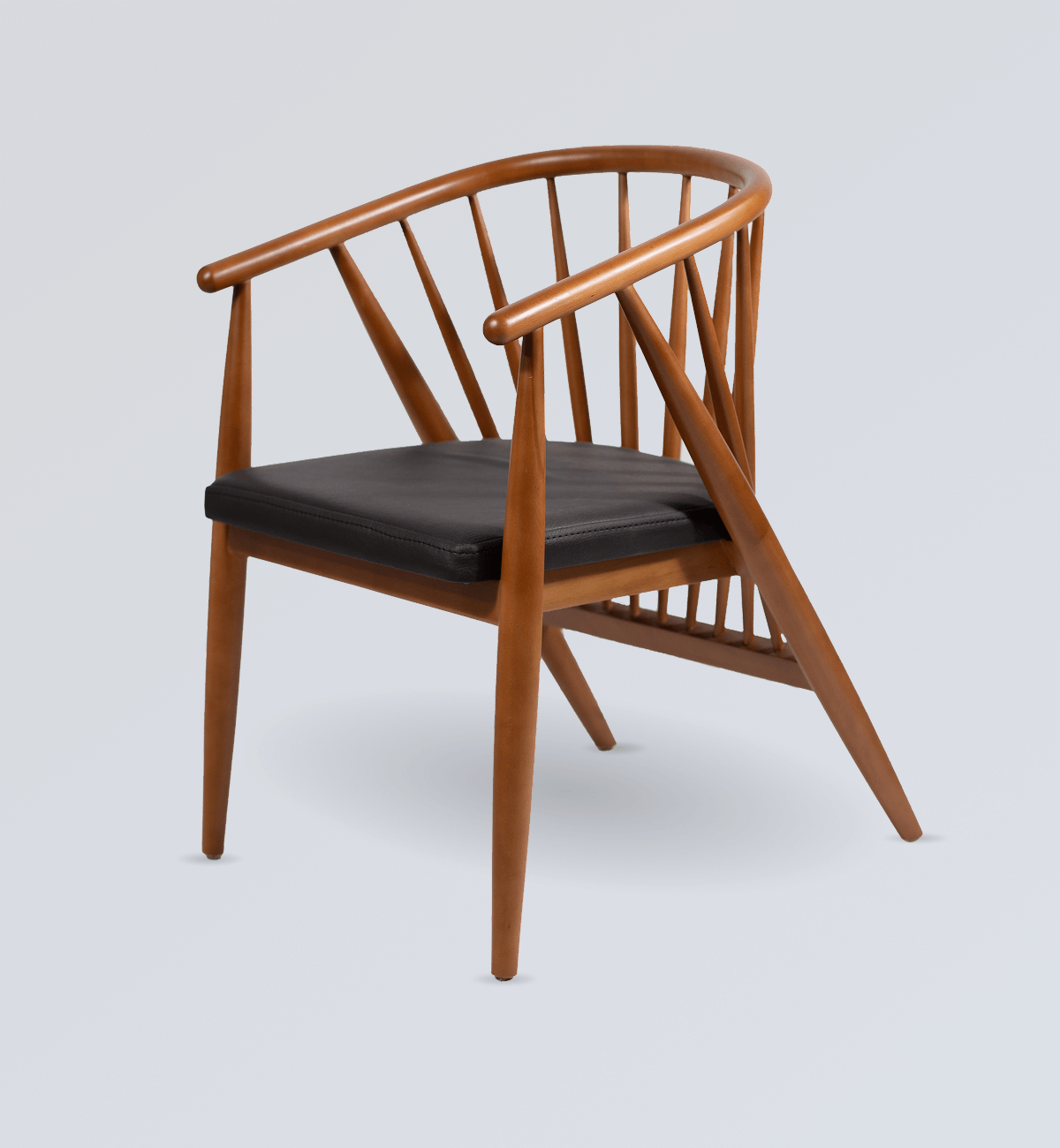 Wood Chair with Cushion seat