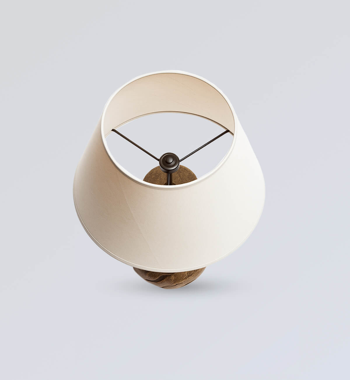 Earth-Tone Table Lamp